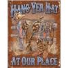Image 1 : Hang Yer Hat METAL SIGN