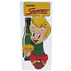 SQUIRT METAL SIGN