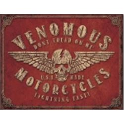 VINTAGE SPEED METAL SIGN