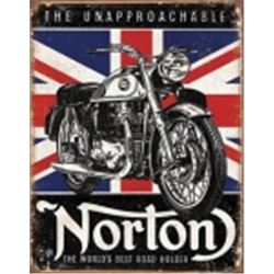 NORTON - ROADHOLDER METAL SIGN