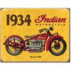 Image 1 : 1934 INDIAN MOTORCYCLE METAL SIGN