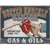 Image 1 : Busted Knuckle Gas & Oils METAL SIGN