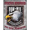 Image 1 : POW METAL SIGN