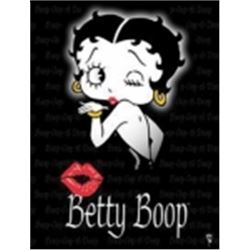 BETTY BOOP KISS METAL SIGN