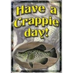 CRAPPIE DAY METAL SIGN