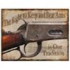 Image 1 : RIGHT TO BEAR ARMS METAL SIGN