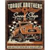 Image 1 : TORQUE BROS - GASSER METAL SIGN