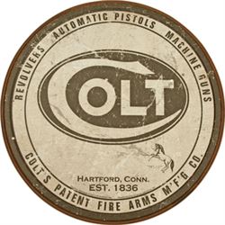 Colt Metal Sign COLT METAL SIGN