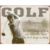 Image 1 : GOLF - BEST DAY METAL SIGN