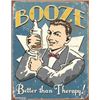 Image 1 : BOOZE METAL SIGN