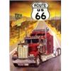 Image 1 : RT 66 SEMI METAL SIGN
