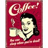 Image 1 : COFFEE METAL SIGN