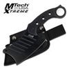 Image 1 : FULL TANG CLEAVER STYLE KNIFE W/BLACK HANDLE AND SHEATH