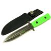 Image 1 : ZOMBI WAR STAINLESS STEEL HUNTING KNIFE W/STONE WASHED