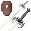 Image 1 : 41" DRAGON SERIES SWORD W/WOODEN DISPLAY PLAQUE