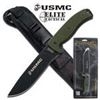 Image 1 : US Marines Semper Fi Fixed Blade Knife Size: 9" 5MM Thi
