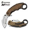 Image 1 : OFFICIALLY LICENSED USMC ANGLED FOLDING KNIFE