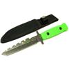 Image 1 : 9" ZOMBIE KILLER STAINLESS STEEL BLADE HUNTING KNIFE W/