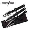 Image 1 : 7" 3 PIECE SET OF THROWING KNIVES W/SHEATH