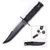 Image 1 : 8" HEAVY DUTY SURVIVAL KNIFE W/SHEATH AND SURVIVAL KIT