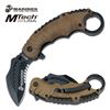 Image 1 : OFFICIALLY LICENSED USMC ANGLED FOLDING KNIFE
