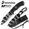Image 1 : OFFICIALLY LICENSED USMC SET OF 2 FIXED BLADE KNIVES