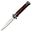 Image 1 : 5" CLOSED MARBLE STYLE HANDLE FOLDING POCKET KNIFE