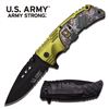 Image 1 : OFFICIALLY LICENSED U.S. ARMY SPRING ASSISTED KNIFE