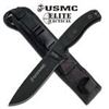 Image 1 : OFFICIAL USMC TACTICAL FIXED BLADE KNIFE W/SHEATH