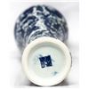 Image 2 : Chinese Decorated Unique Blue & White Porcelain Vase