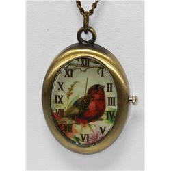 RETRO VINTAGE STYLE POCKET WATCH "THE BIRD"