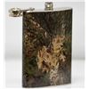 Image 2 : SILVER COLORED WODD STYLE FOREST FLASK