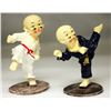 Image 2 : COLLECTIBLE CHINESE PORCELAIN MARSHAL ARTS FIGHTING MON