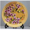 Image 2 : CHINESE CHERRY BLOSSOM TREE PORCELAIN PLATE W/STAND