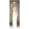 Image 1 : COLLECTIBLE CHINESE PORCELAIN WOMAN HOLDING HER HAT