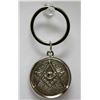 Image 2 : Silver Masonic Symbol Turning Key Chain