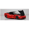 Image 2 : COLLECTIBLE DIE CAST 06 CHEVY CORVETTE ZO6 RED AND BLAC