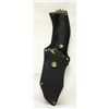 Image 1 : Z-HUNTER FULL TANG KNIFE W/GREEN ZOMBIE SKULL CAMO