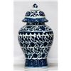 Image 2 : Unique Chinese Porcelain Jar w/Blue and White Design