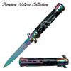 Image 1 : 5" CLOSED RAINBOW FOLDING POCKET KNIFE