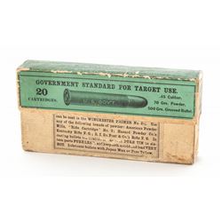 Mid-1890s Winchester Box .45-70-500 Cartridges