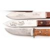 Image 4 : Lot of 4 Knives: Ka-Bar, Green River, etc.