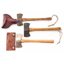 Lot of Three (3) Vintage Double Bit Axes