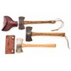 Image 3 : Lot of Three (3) Vintage Double Bit Axes