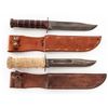 Image 1 : Lot of Two (2) WWII Era Fighting Knives