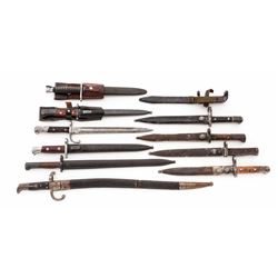 Lot of Eleven (11) Bayonets