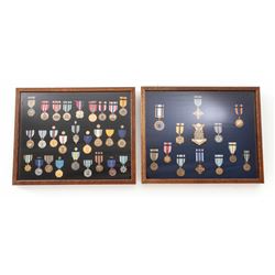 Lot of 39 U.S. Military Medals/Bars/Pins
