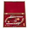 Image 1 : Cased Pair Replica Spanish Dueling Pistols