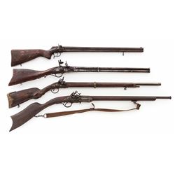 Lot of 4 Decorator Flintlock/Perc. Rifles