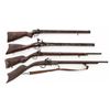Image 1 : Lot of 4 Decorator Flintlock/Perc. Rifles
